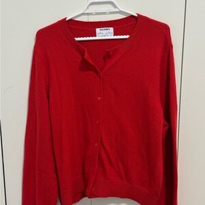 Old Navy Women's Red Cardigan